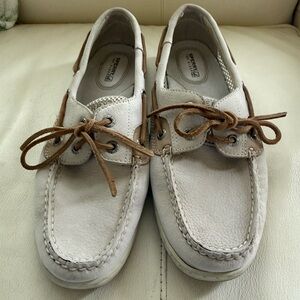 Sperry Women’s Off White Boat Shoes